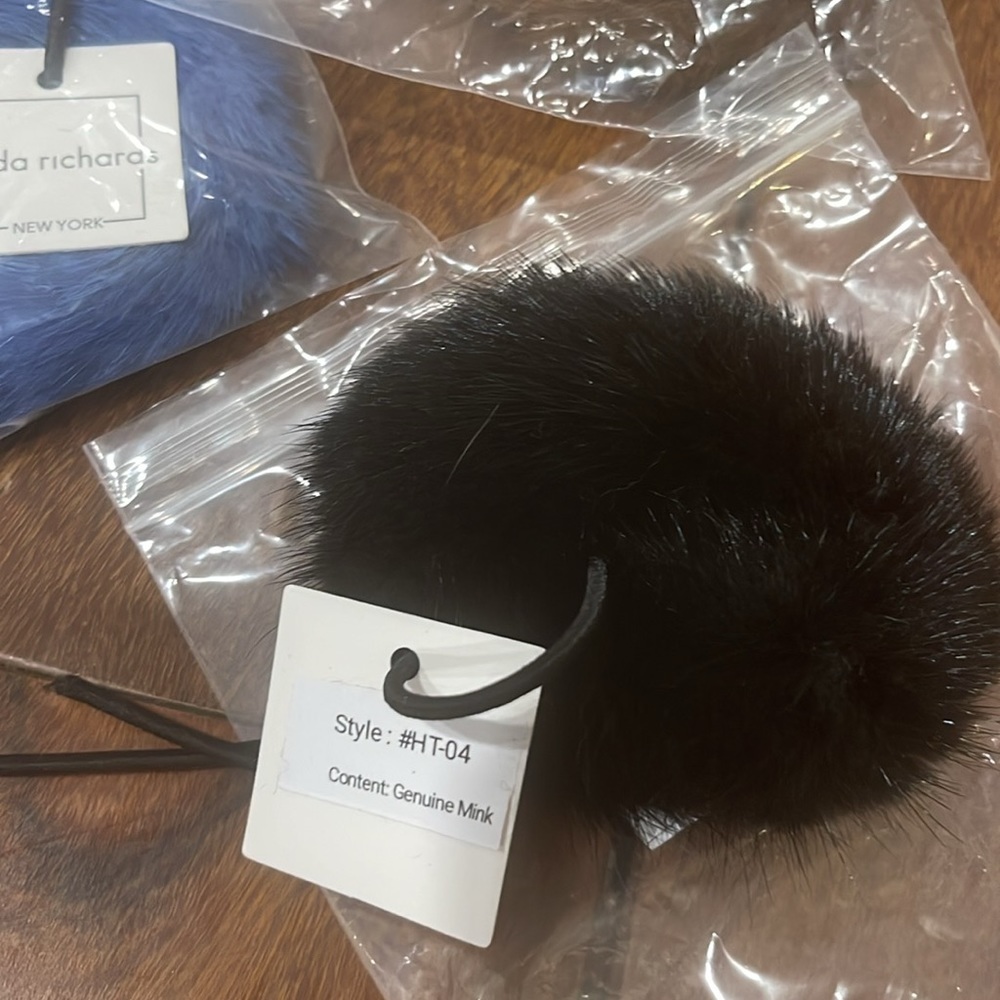 Mink hair ties